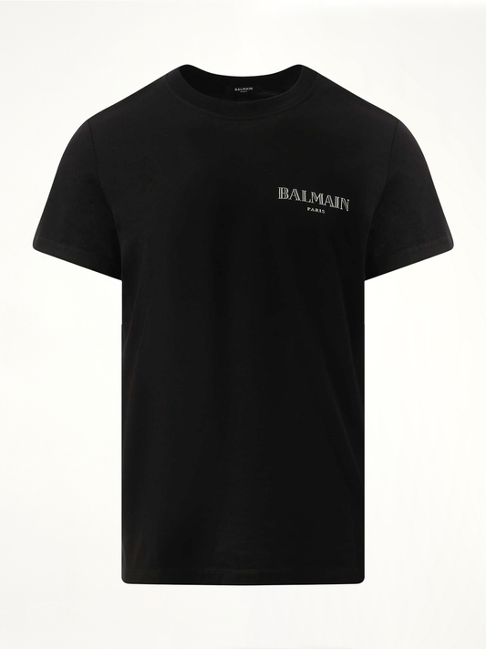 Balmain Vintage T-Shirt in Black/Silver