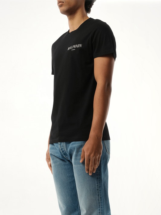 Balmain Vintage T-Shirt in Black/Silver