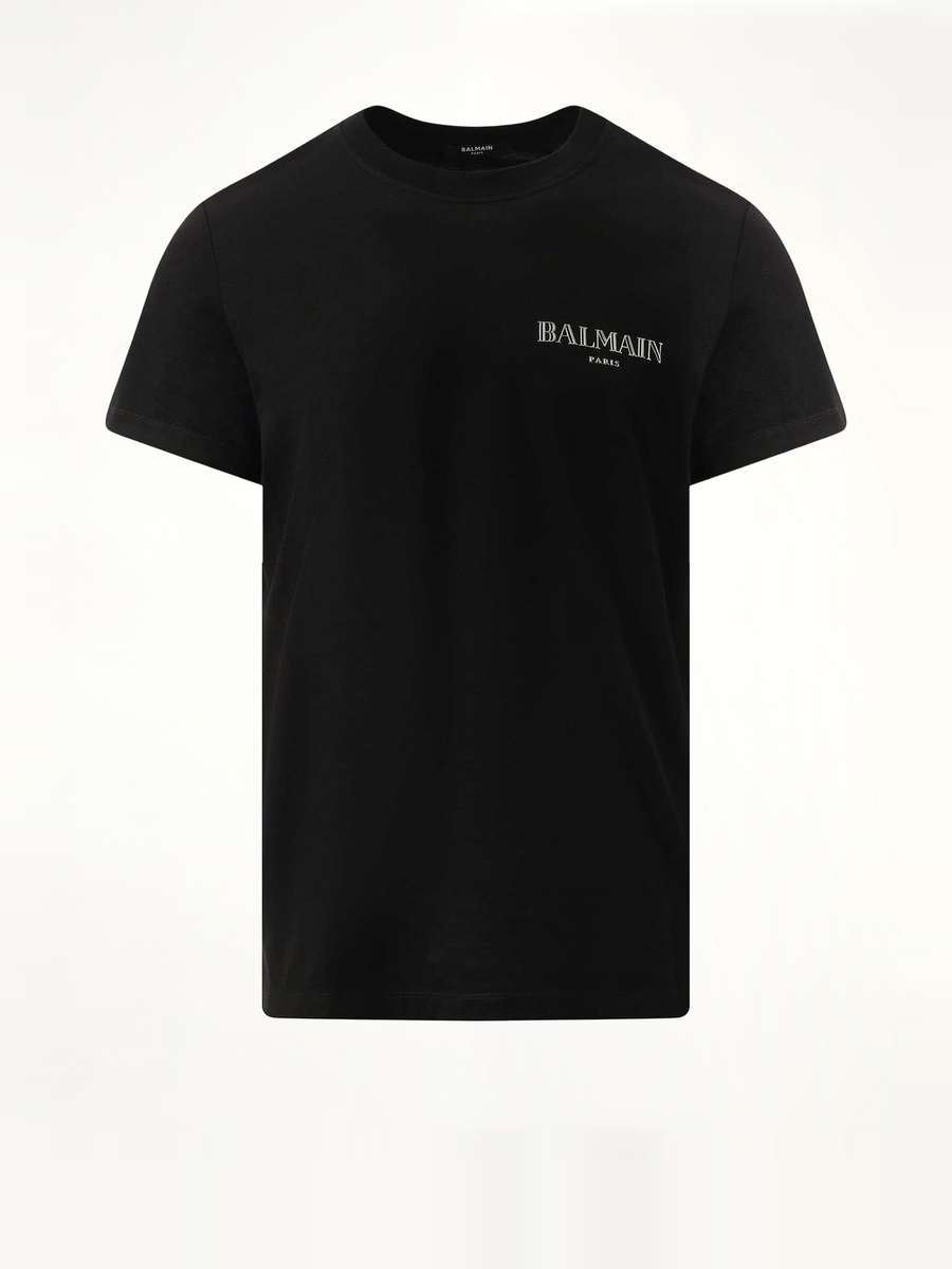 Balmain Vintage T-Shirt in Black/Silver