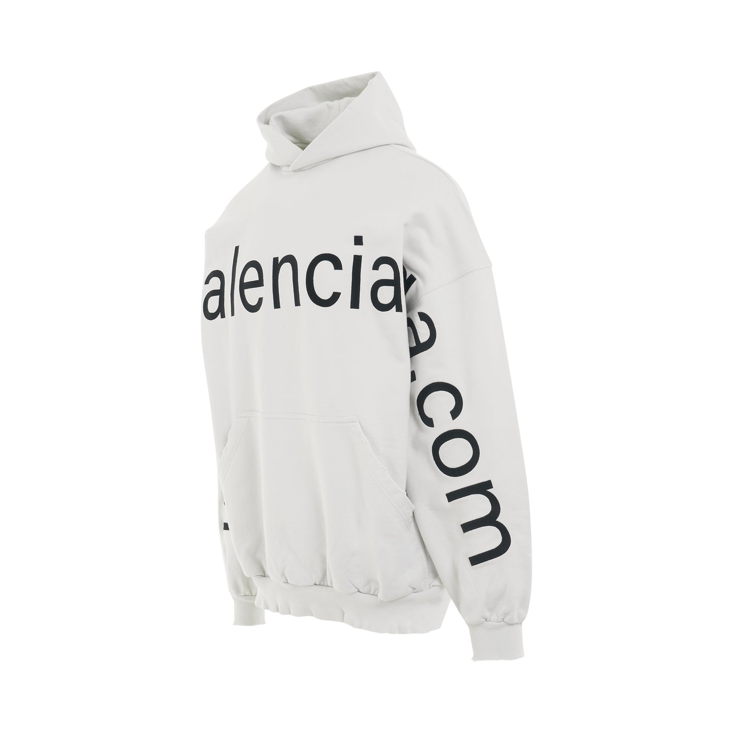 Bal.Com Oversized Hoodie in Dirty White