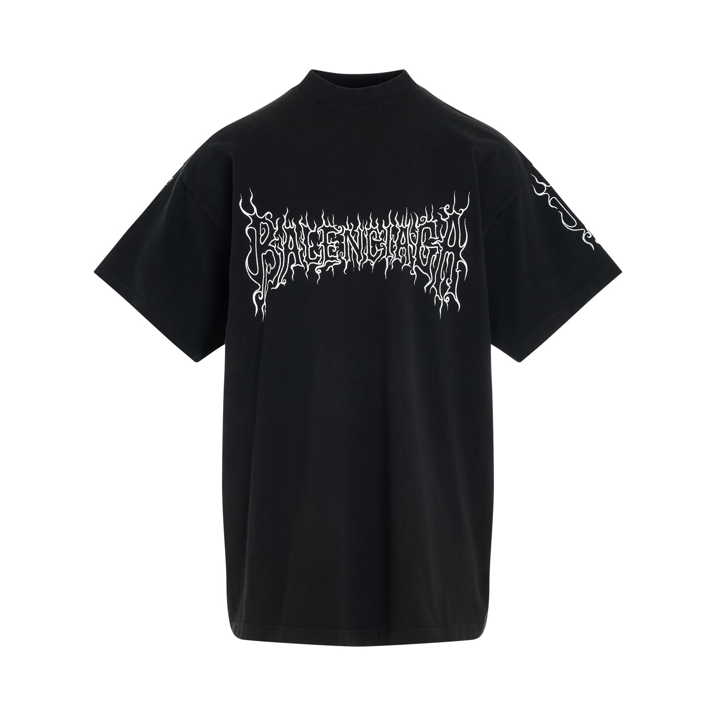 Darkwave Vintage Logo T-Shirt in Black/White