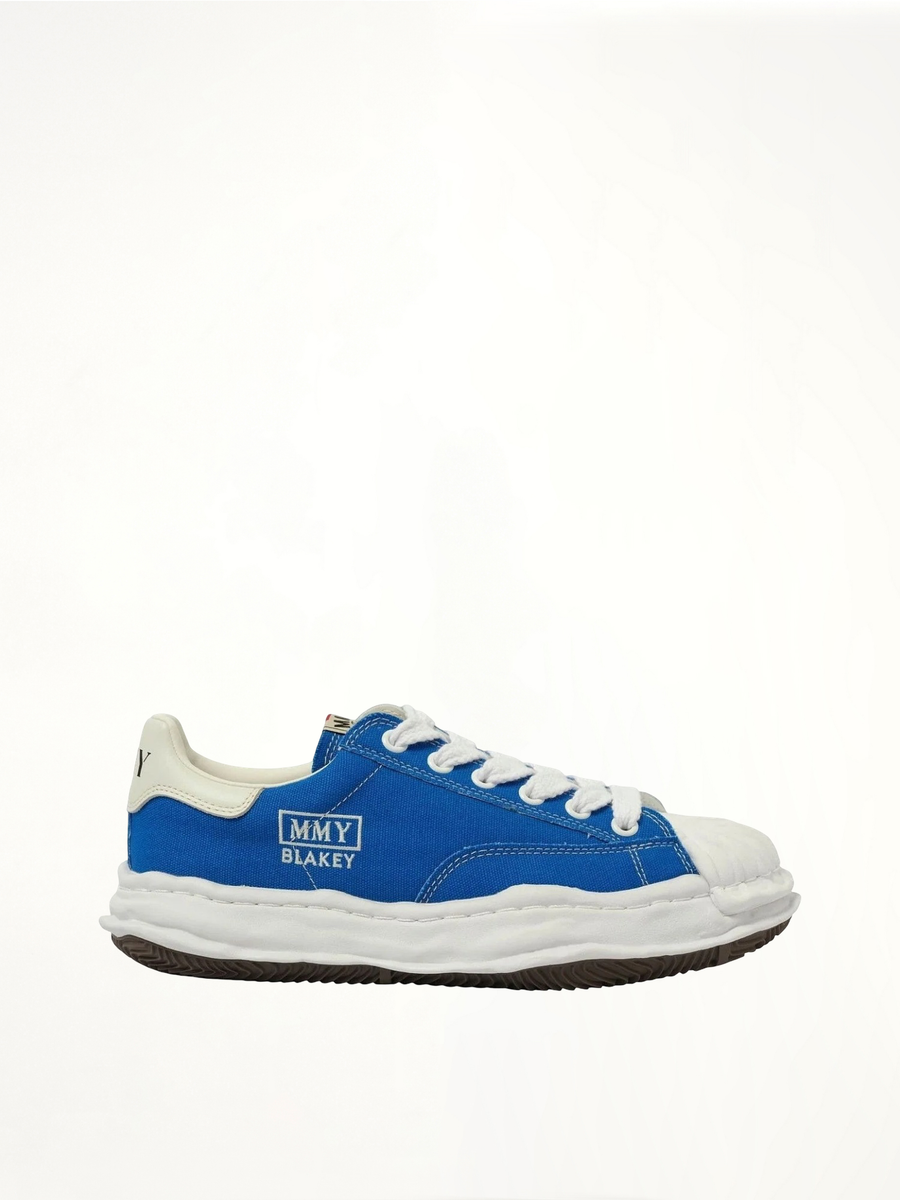 BLAKEY OG Low Top Sneaker in CL Blue Side View | MAISON MIHARA YASUHIRO