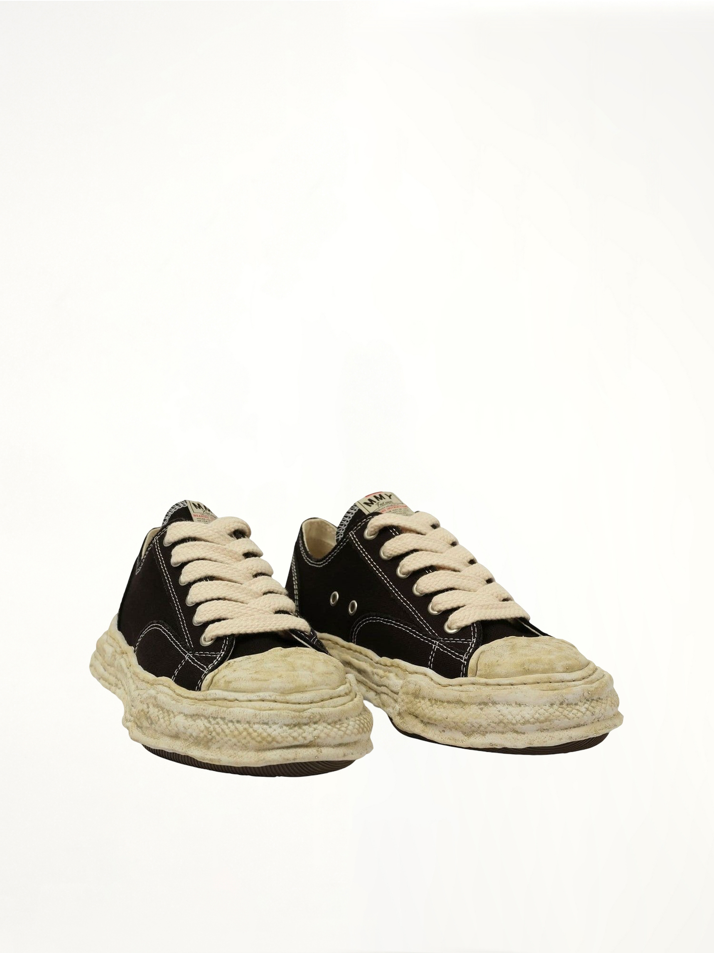 PETERSON 23 Vintage Coloured Sneaker in Black