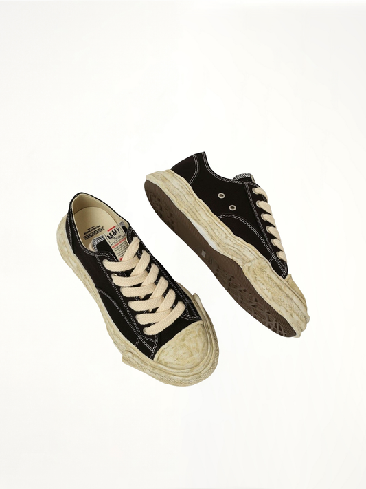 PETERSON 23 Vintage Coloured Sneaker in Black