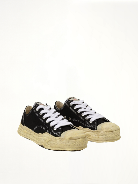 HANK OG Garment Dyed Sneaker in Black