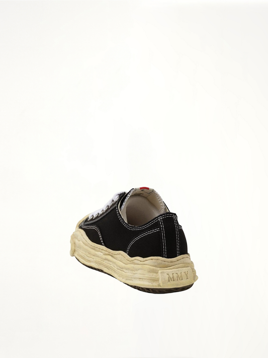 HANK OG Garment Dyed Sneaker in Black