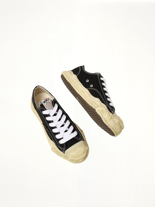 HANK OG Garment Dyed Sneaker in Black