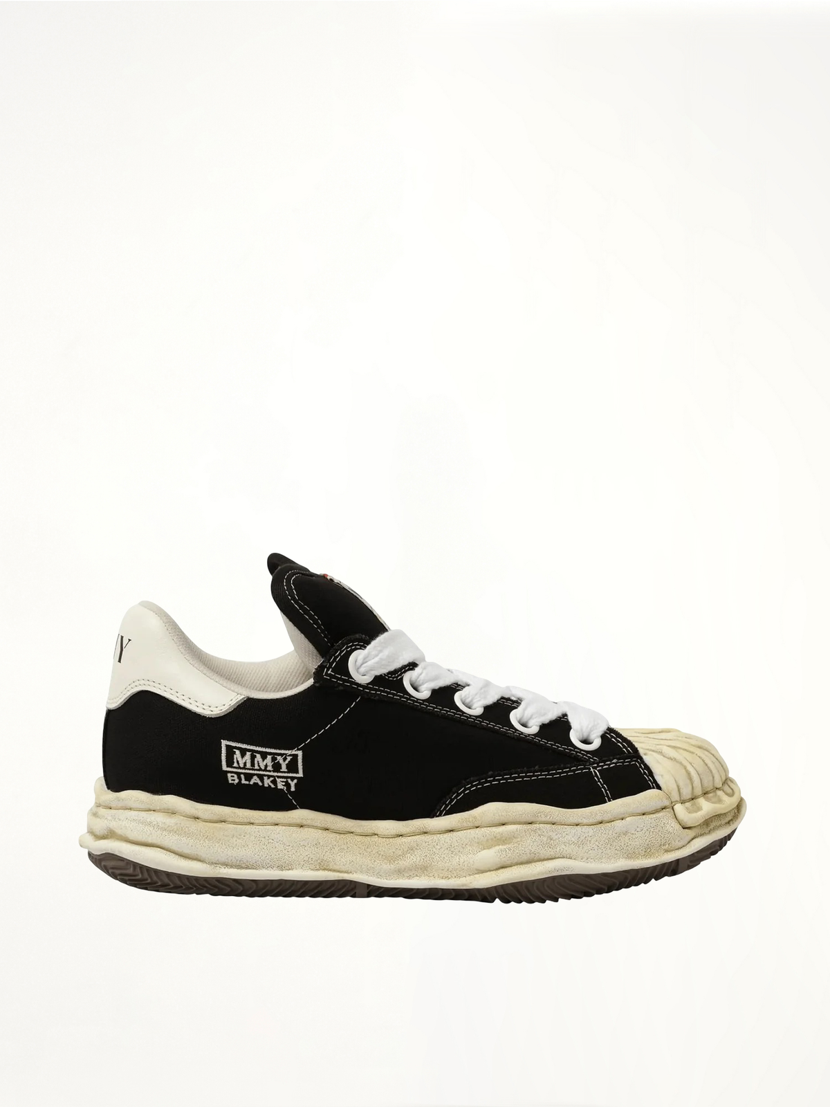 BLAKEY OG Puffer Sneaker in Black Side View | MAISON MIHARA YASUHIRO