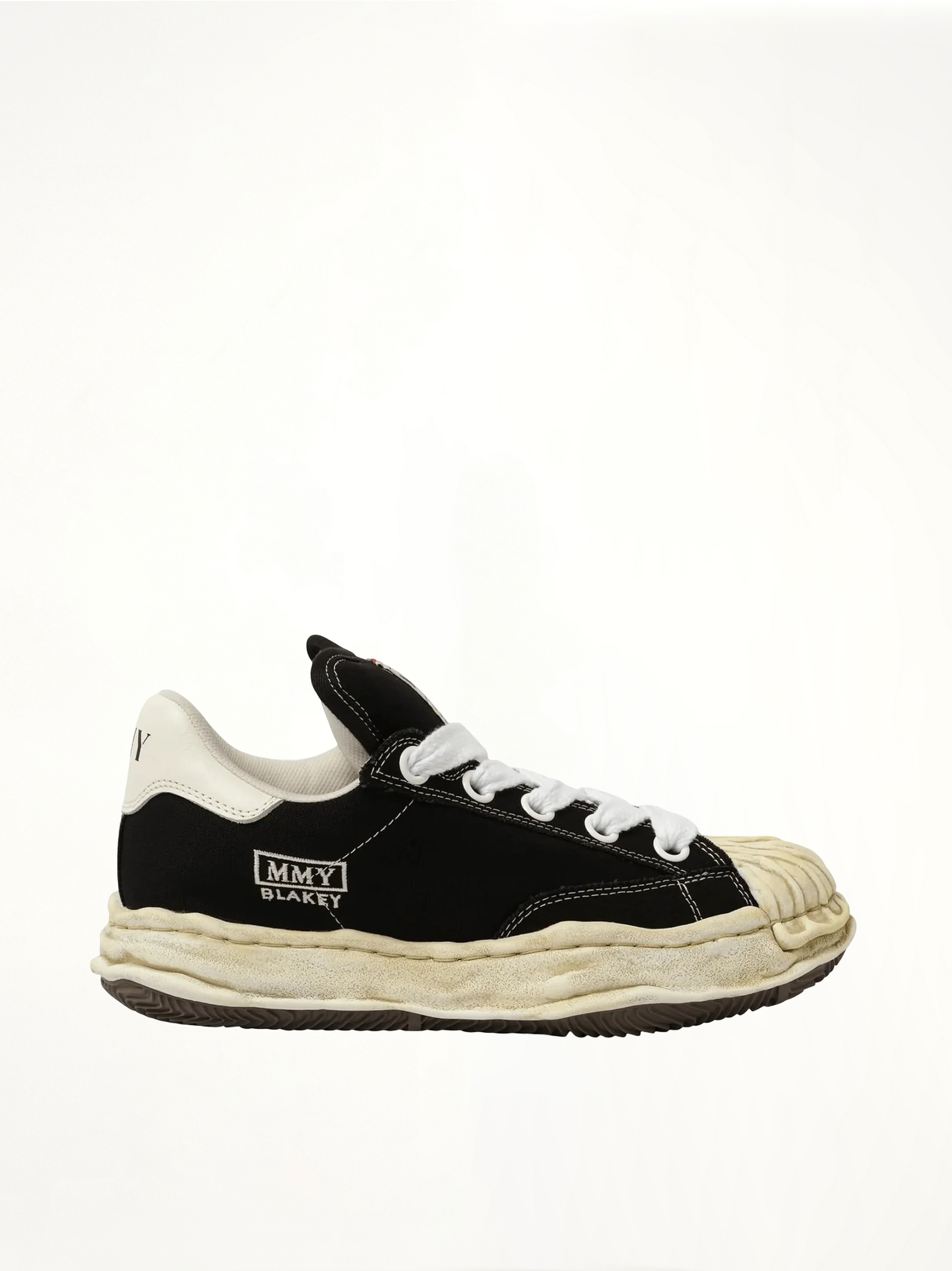 BLAKEY OG Puffer Sneaker in Black Side View | MAISON MIHARA YASUHIRO