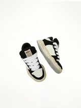 WAYNE OG Puffer Sneaker in Black/White Top View | MAISON MIHARA YASUHIRO