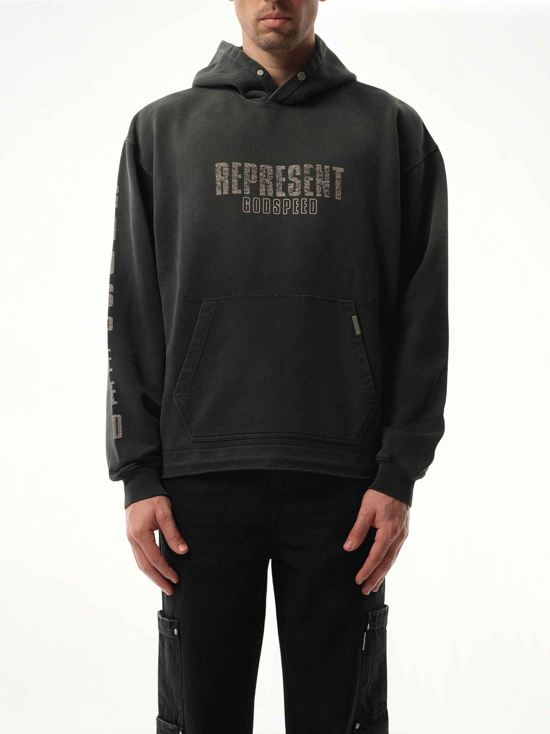 Godspeed Hoodie in Aged Black