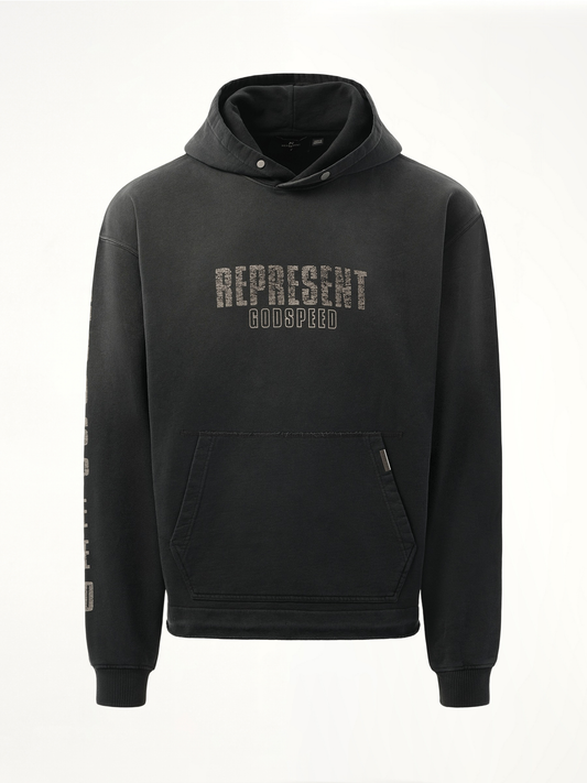 Godspeed Hoodie in Aged Black