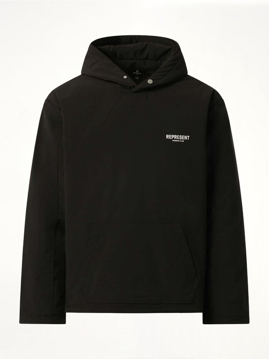 Owners Club Hooded Pullover in Black