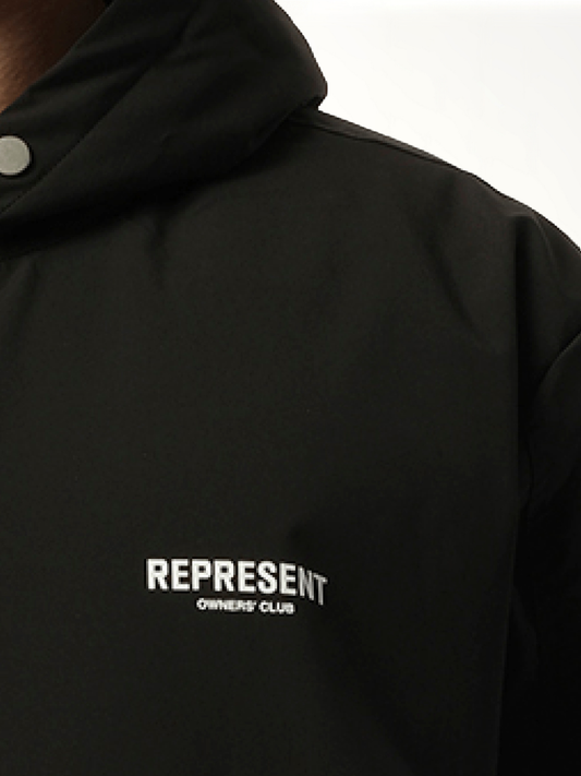 Owners Club Hooded Pullover in Black