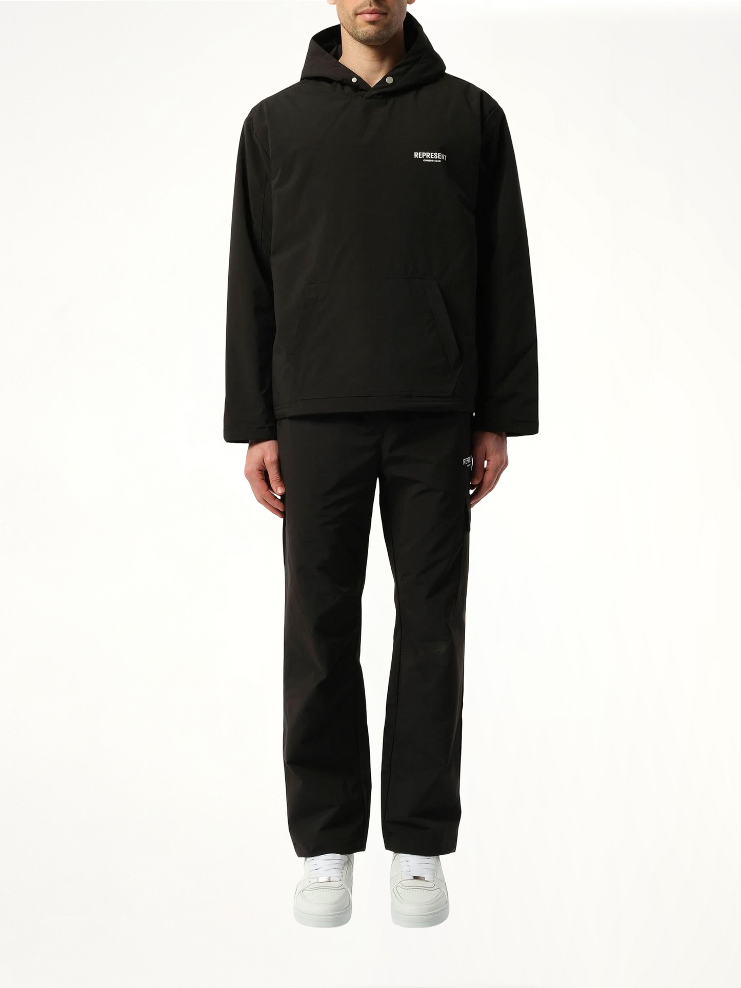 Owners Club Hooded Pullover in Black