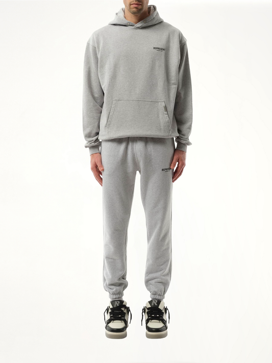 Represent Owners Club Hoodie in Ash Grey