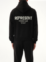 블랙 Represent Owners Club 집 후디