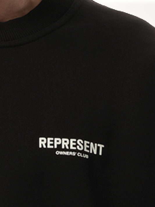 Represent Owners Club Sweatshirt in Black