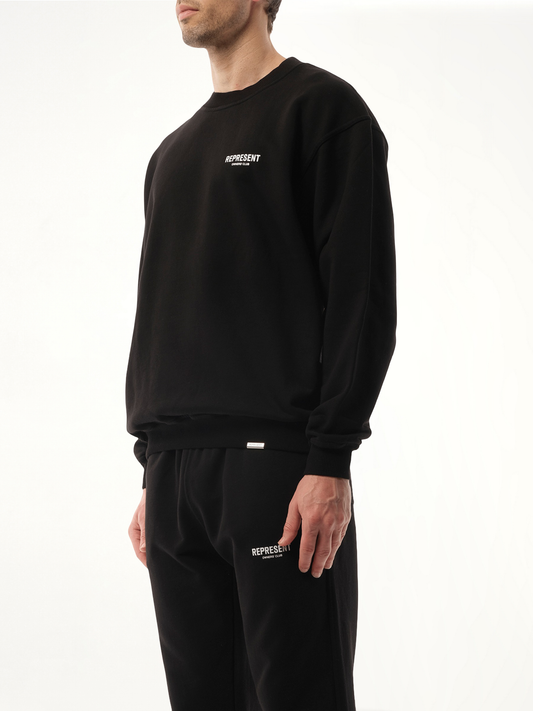 Represent Owners Club Sweatshirt in Black