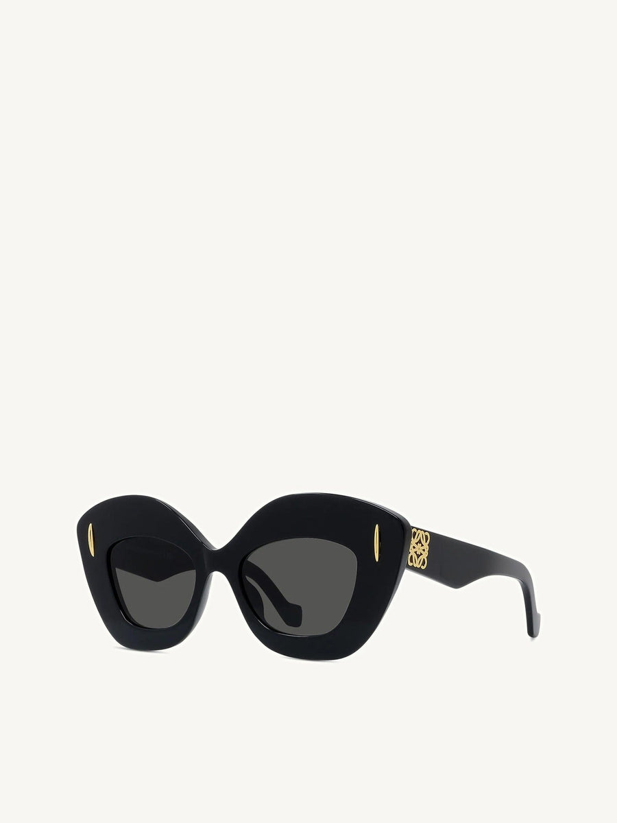 Loewe LW40127F 4901A Acetate Sunglasses in Black