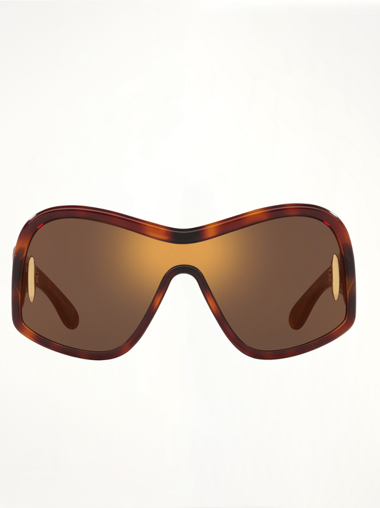 Loewe LW40131I 0052G Injected Sunglasses in Havana Brown