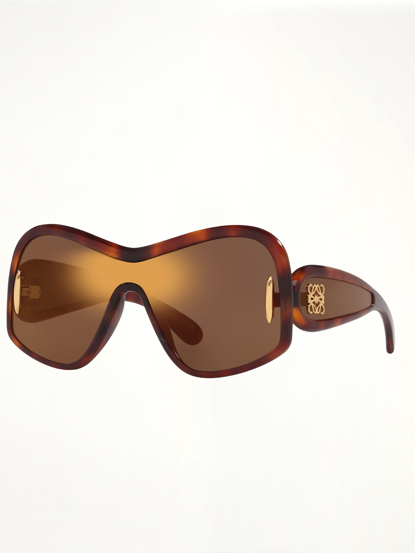 Loewe LW40131I 0052G Injected Sunglasses in Havana Brown