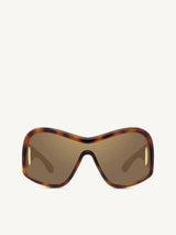 Loewe LW40131I 0052G Injected Sunglasses in Havana Brown