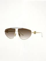 Loewe LW40116U 6130F 金色金属太阳镜
