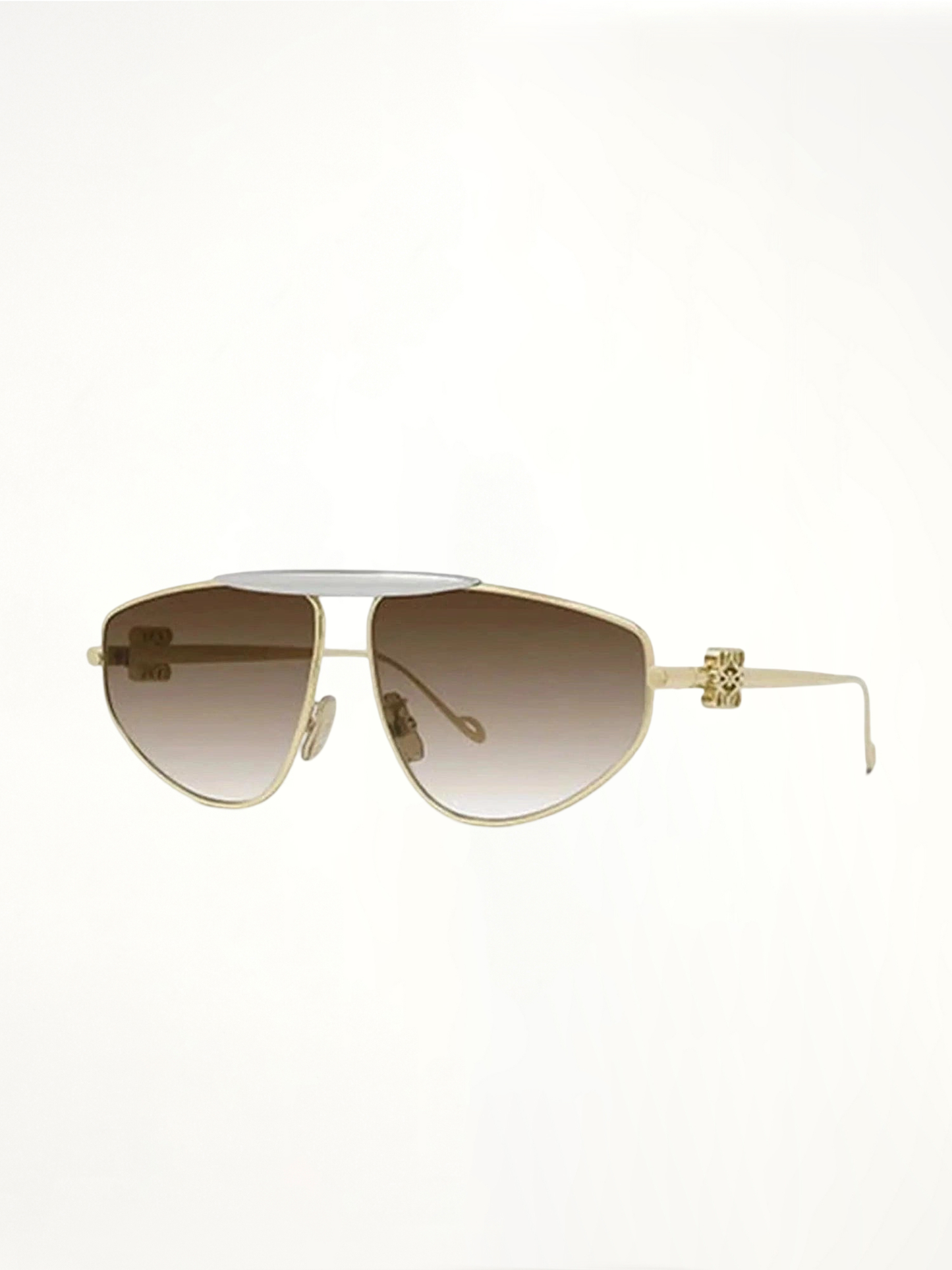Loewe LW40116U 6130F Metal Sunglasses in Gold