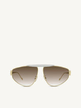 Loewe LW40116U 6130F Metal Sunglasses in Gold