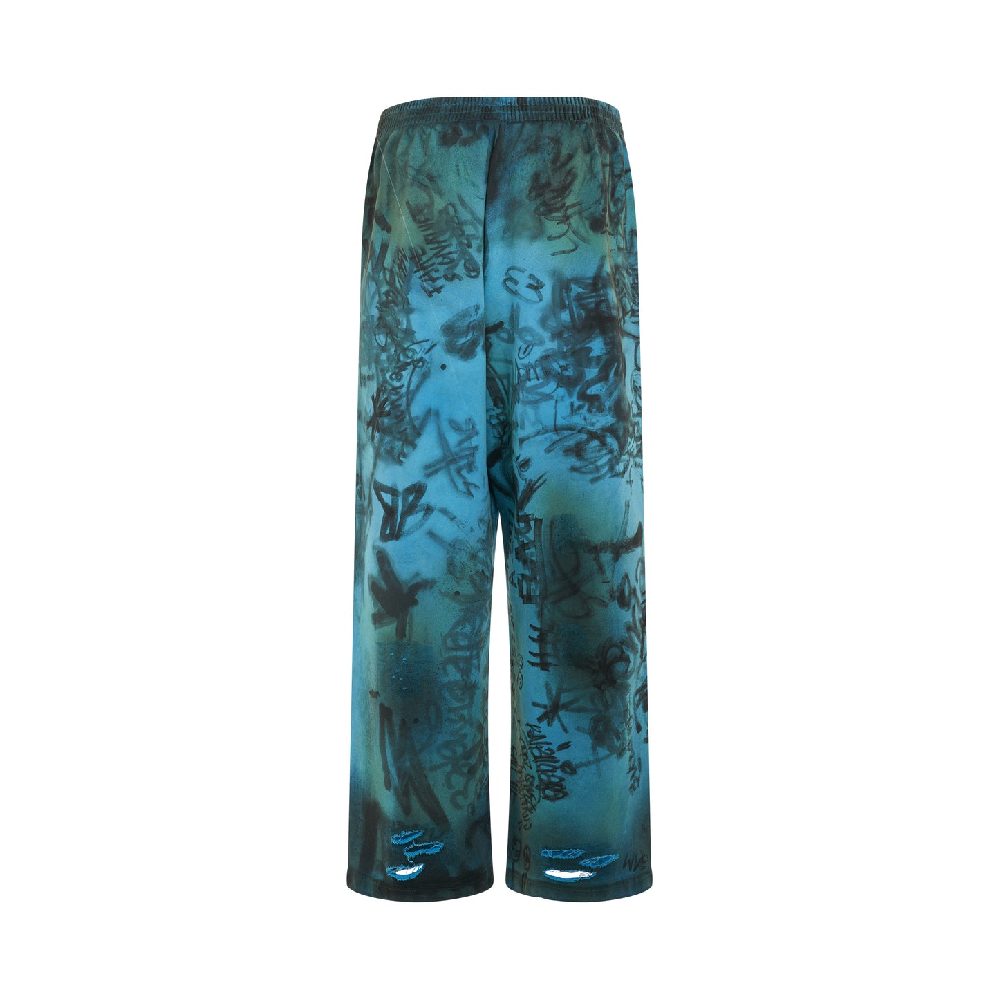 Skater Baggy Sweatpants in Azure