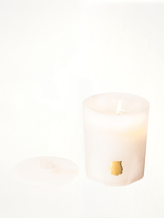 Atria Alabaster Candle with Lid