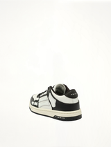 Skeleton Low top Sneaker in Black/White Back View | AMIRI