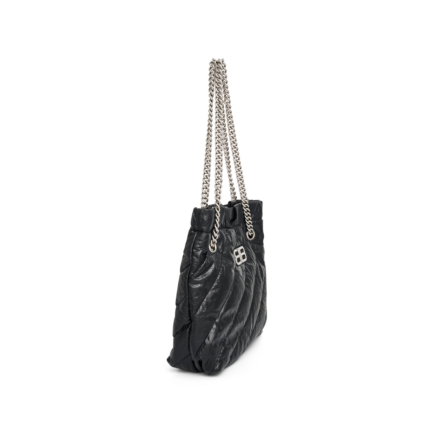 Crush Small Tote Bag in Black