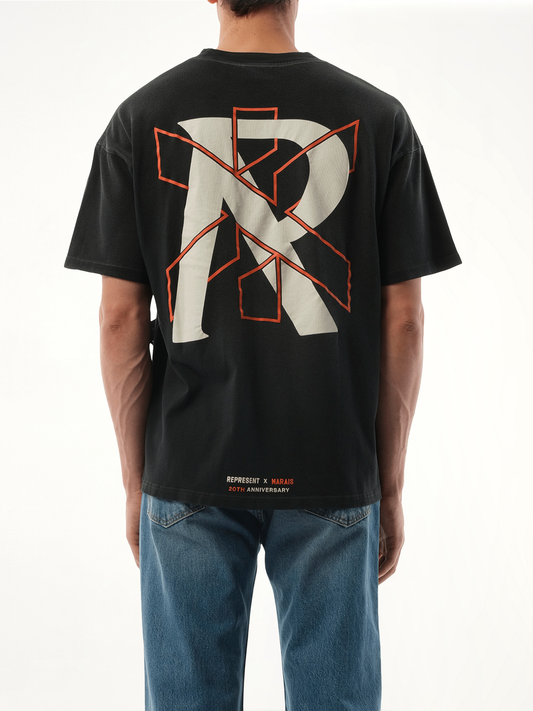 Represent x Marais Logo Lock Up T-Shirt