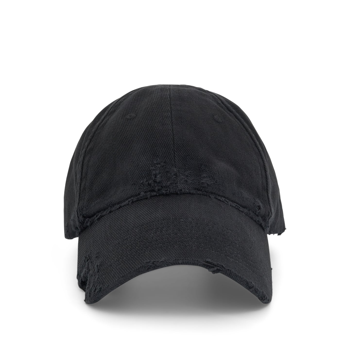 Hat Dog Bite Cap in Washed Black/White