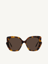 Loewe LW40133F 5552E Acetate Sunglasses in Tortoise
