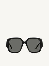 Loewe LW40134U 5401A Acetate Sunglasses in Black