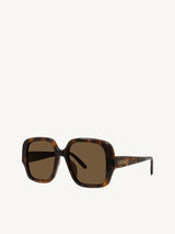 Loewe LW40134U 5452E Acetate Sunglasses in Tortoise