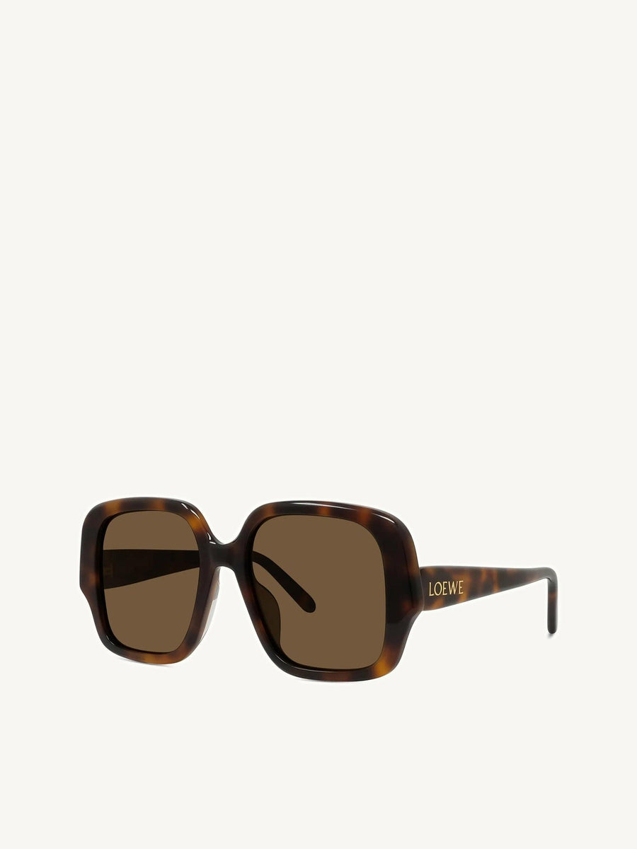 Loewe LW40134U 5452E Acetate Sunglasses in Tortoise