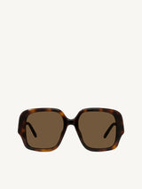 Loewe LW40134U 5452E Acetate Sunglasses in Tortoise