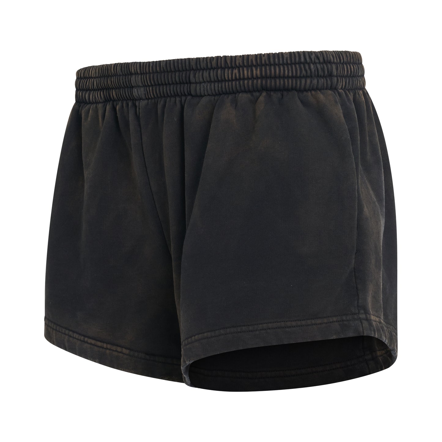 Running Shorts in Washed Black