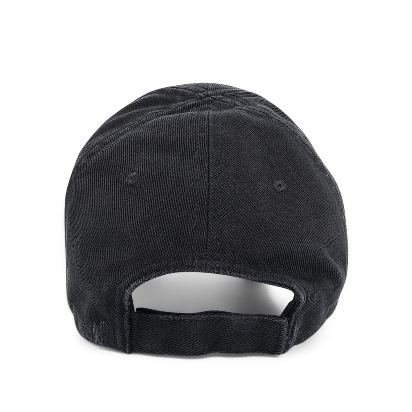 Logo Visor Cap in Black/White