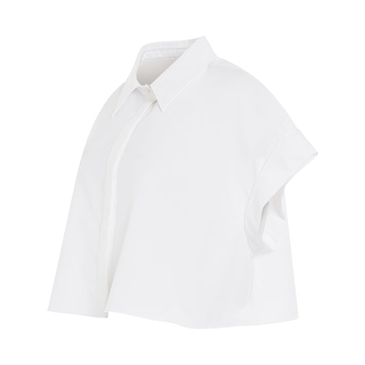 Compact Popeline Shirt in Optical White