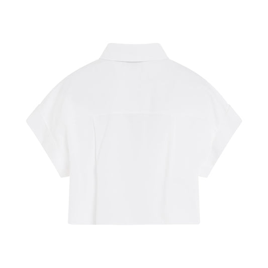 Compact Popeline Shirt in Optical White