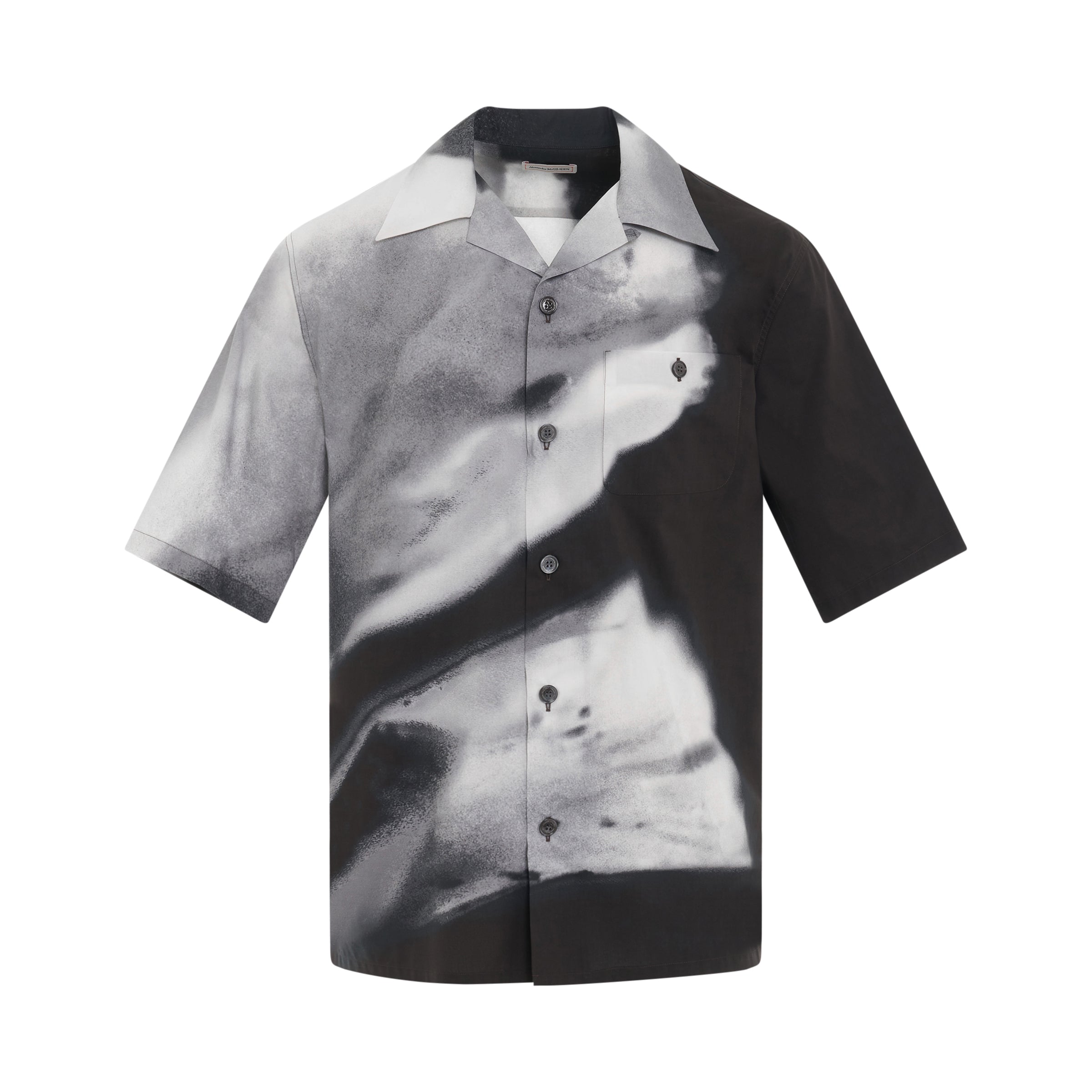 Solarized Floral Short Sleeve in Black/White