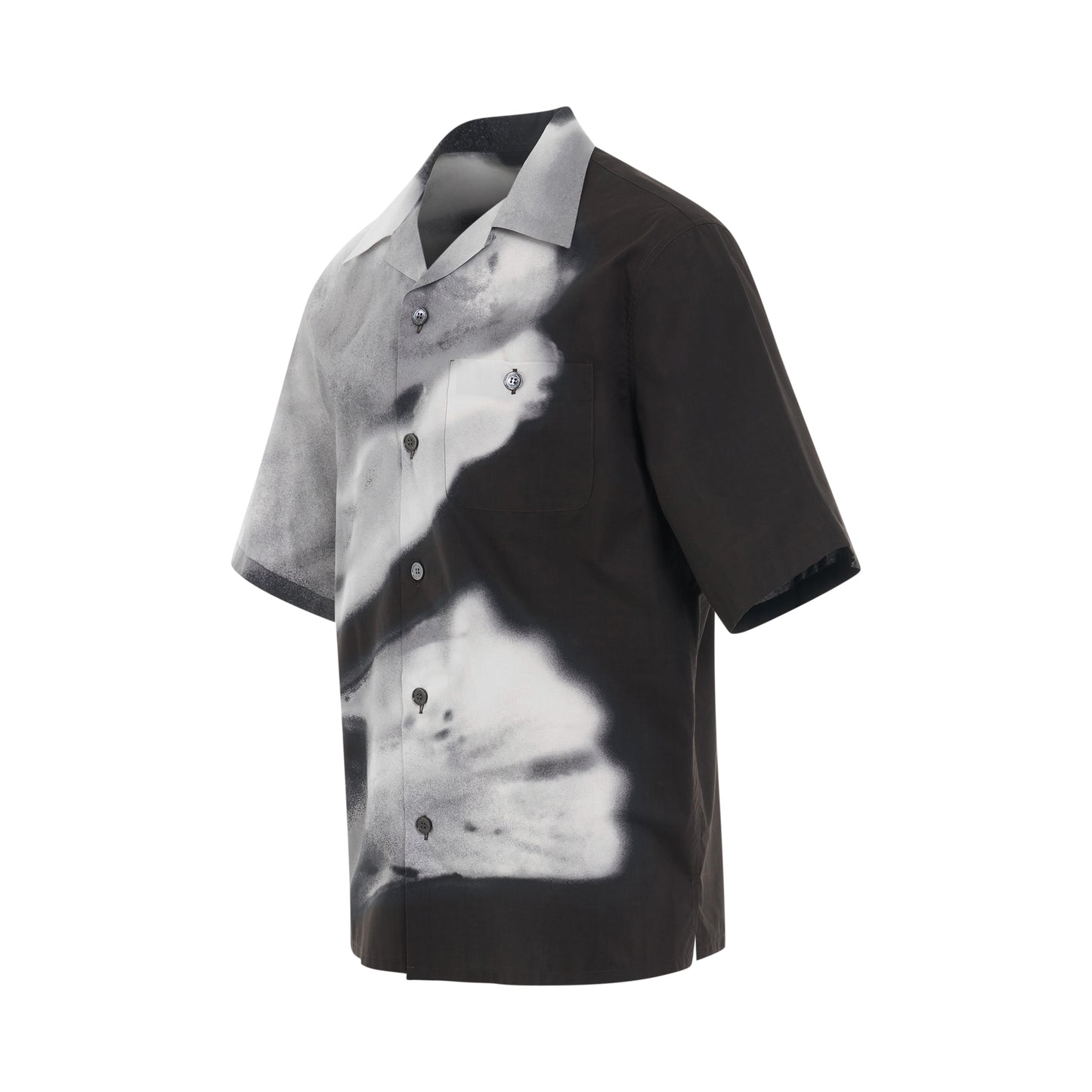 Solarized Floral Short Sleeve in Black/White