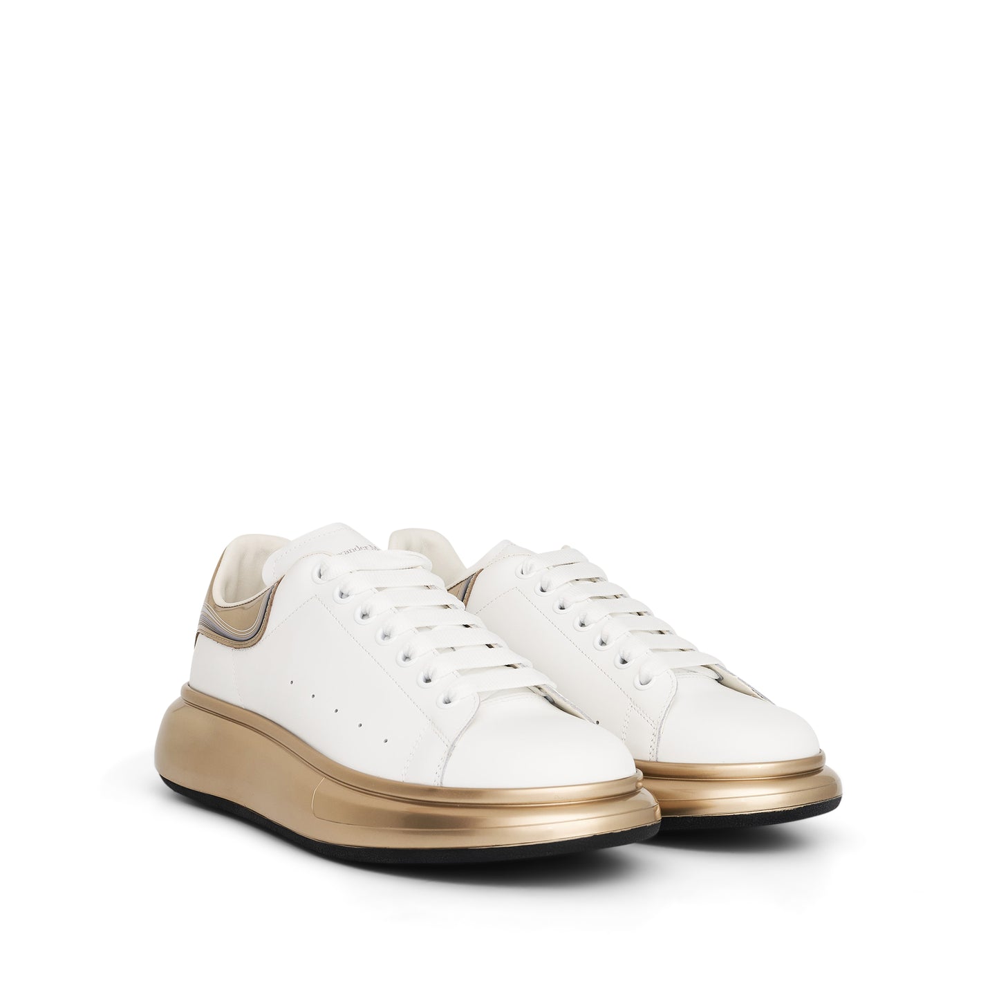 Larry Oversized Sneaker in White/Vanilla