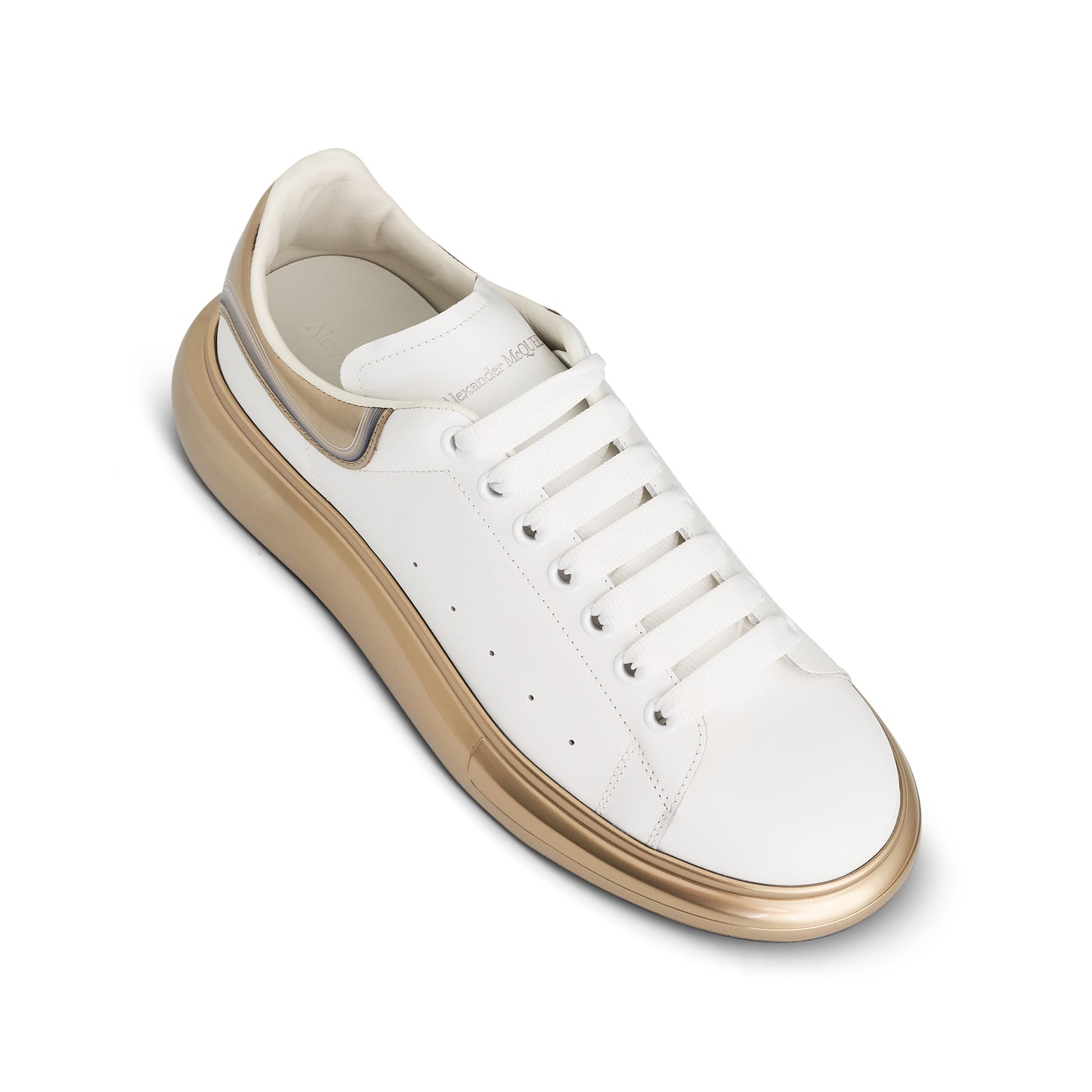 Larry Oversized Sneaker in White/Vanilla