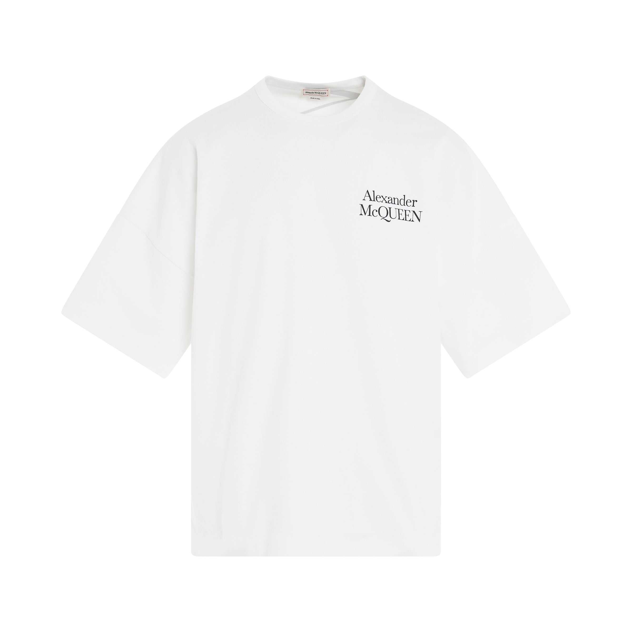 Exploded Logo Oversized T-Shirt in White